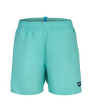 BOYS' BEACH BOXER SOLID R - TURKIS