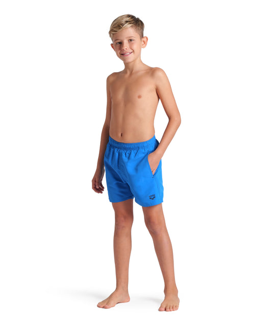 BOYS' BEACH BOXER SOLID - BLUE