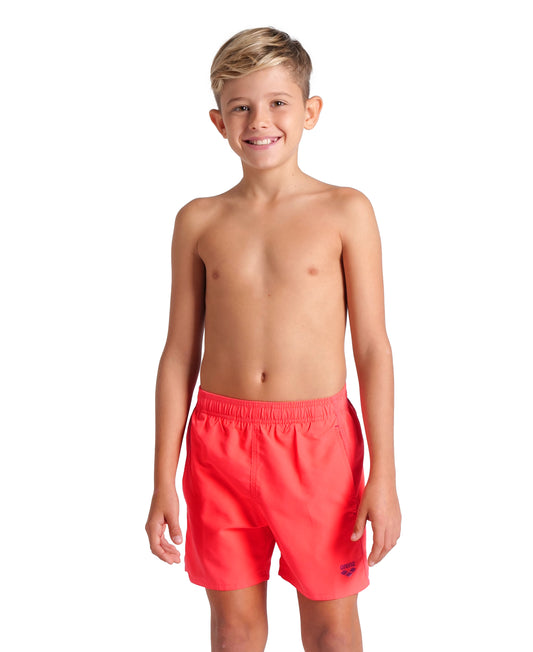 BOYS' BEACH BOXER SOLID - CALYPSO CORAL