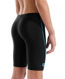Arena Logo Print Swim Jammer Dreng – Sort/Turkis