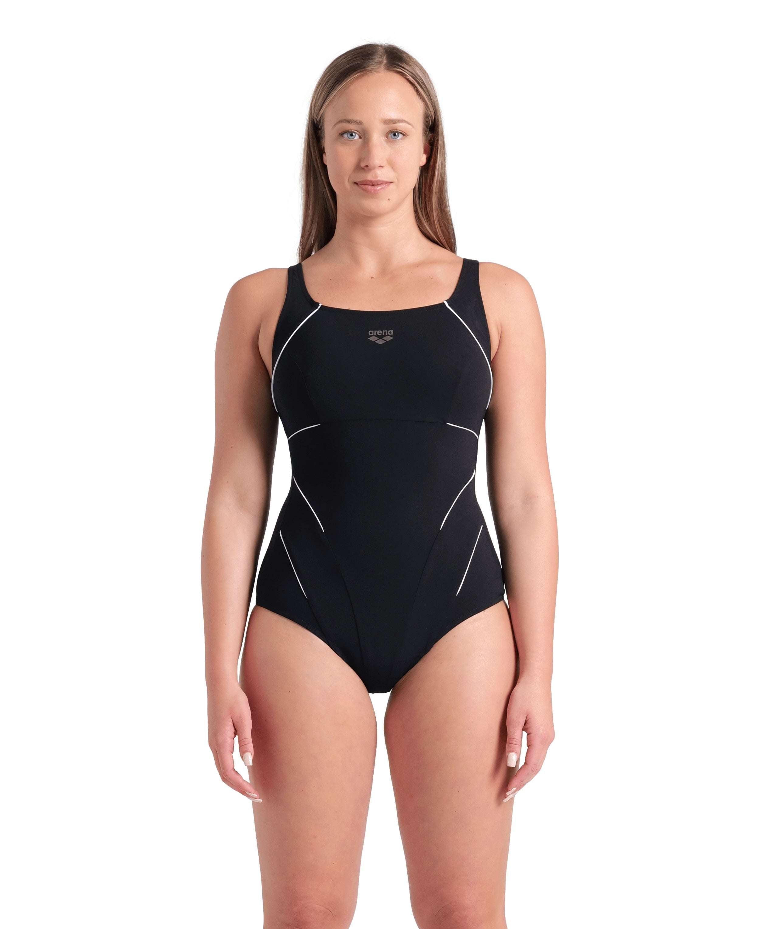 JEWEL ONE PIECE LOW C CUP - BLACK