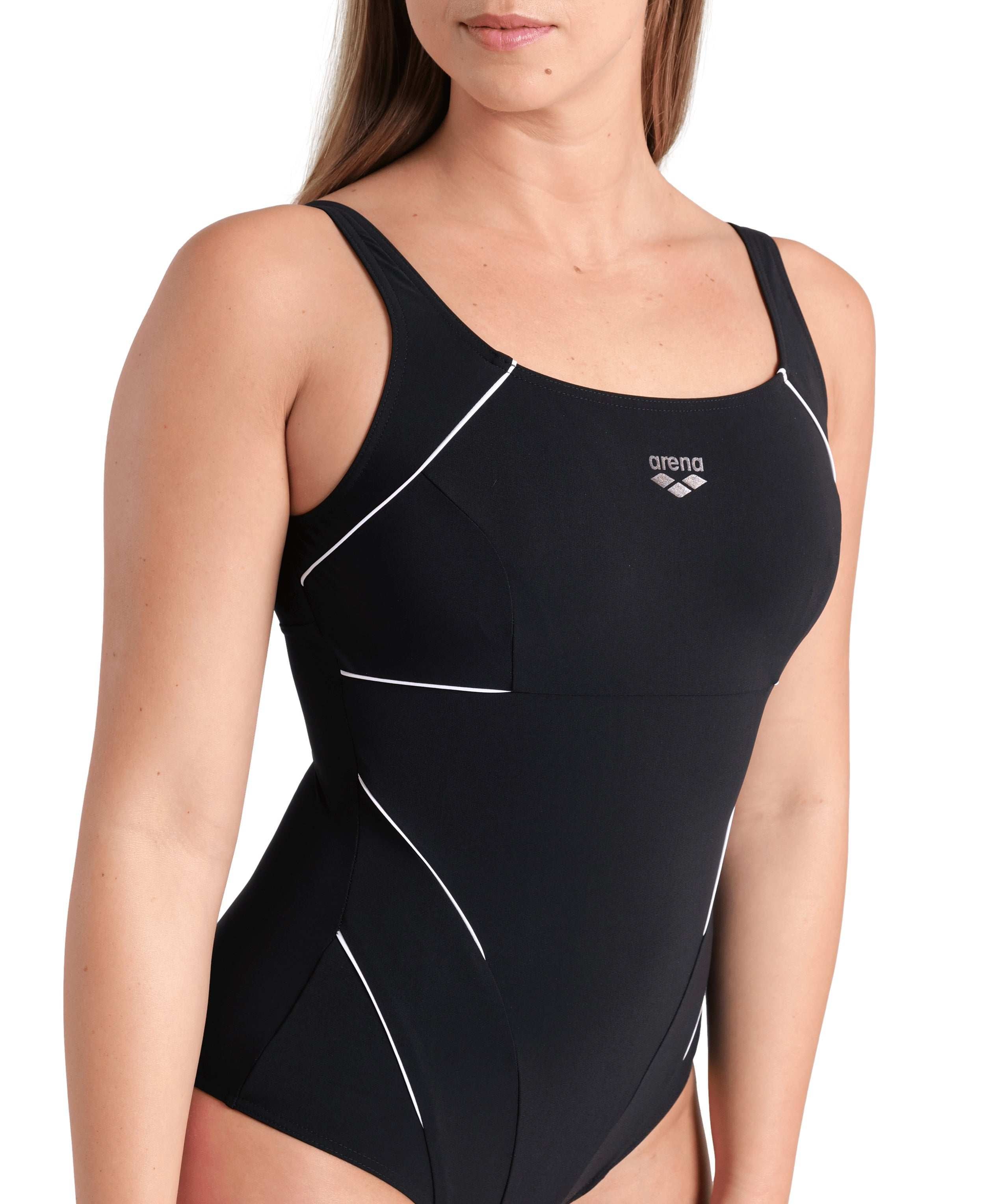 JEWEL ONE PIECE LOW C CUP - BLACK