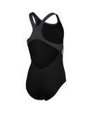 ARENA LOGO KIKKO SWIMSUIT SWIM PRO BACK - BLACK/GERY
