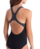 ARENA LOGO KIKKO SWIMSUIT SWIM PRO BACK - BLACK/GERY