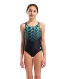 GIRL'S ARENA KIKKO V SWIMSUIT SWIM PRO BACK BLACK