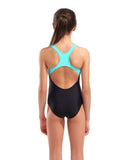 GIRL'S ARENA KIKKO V SWIMSUIT SWIM PRO BACK BLACK