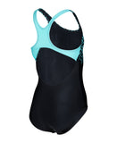 GIRL'S ARENA KIKKO V SWIMSUIT SWIM PRO BACK BLACK