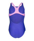 GIRL'S ARENA KIKKO V SWIMSUIT SWIM PRO BACK INDACO