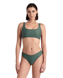 ARENA TEAM STRIPE BIKINI BRALETTE - SAGE