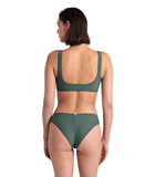 ARENA TEAM STRIPE BIKINI BRALETTE - SAGE