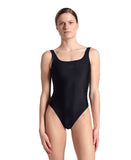 ARENA TEAM STRIPE SWIMSUIT U BACK - BLACK