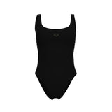 ARENA TEAM STRIPE SWIMSUIT U BACK - BLACK