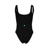 ARENA TEAM STRIPE SWIMSUIT U BACK - BLACK