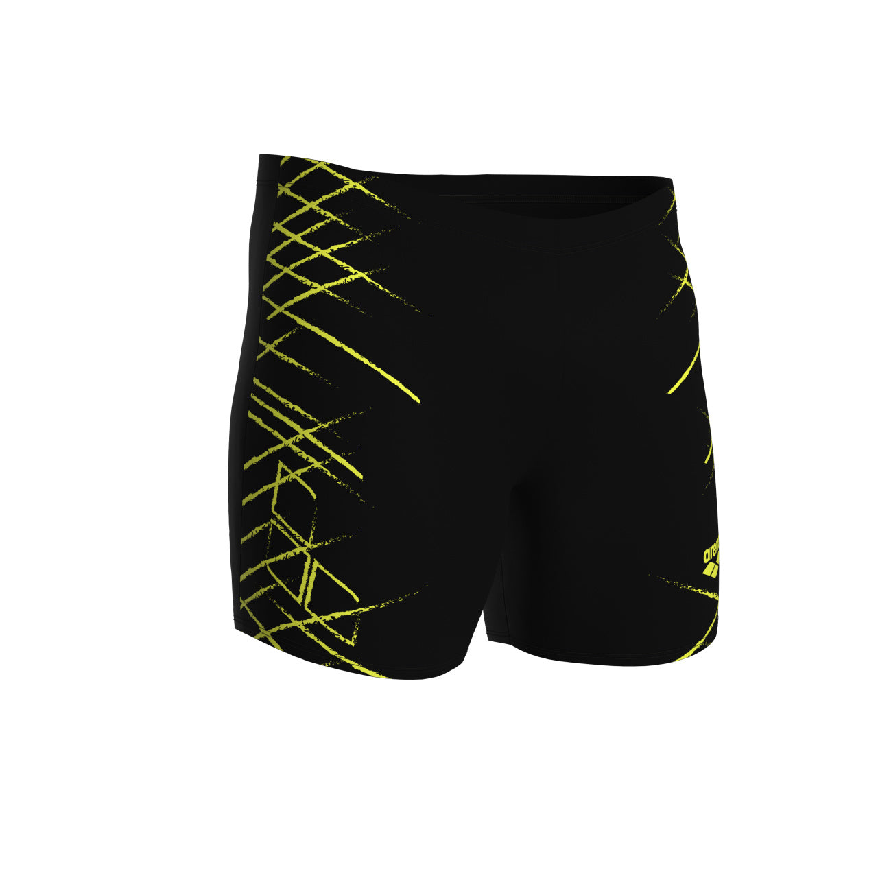 ARENA STRAIGHT LINES - MID JAMMER - BLACK YELLOW