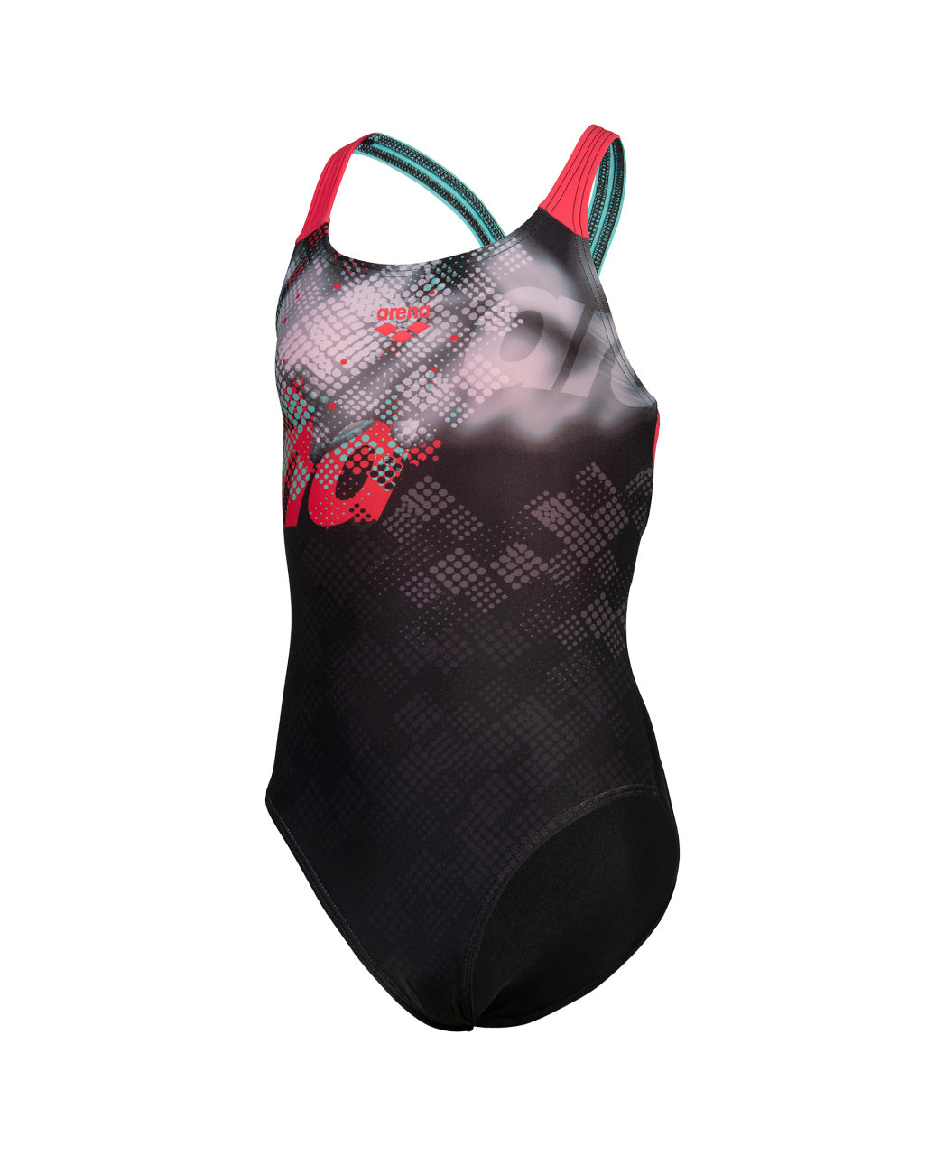ARENA SPLASH POINT SWIMSUIT V BACK - BLACK