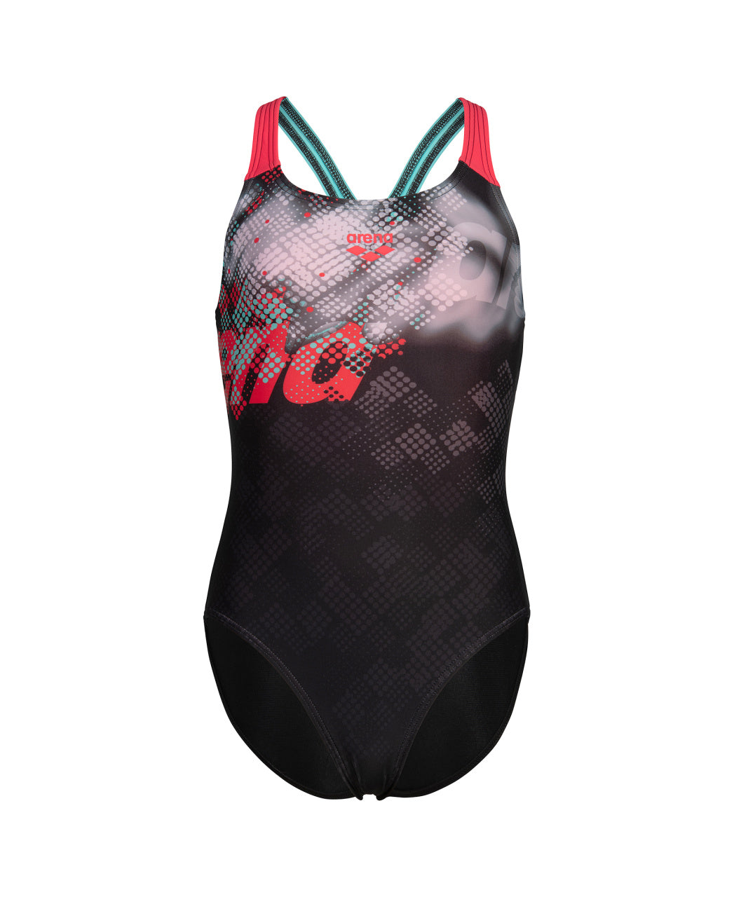 ARENA SPLASH POINT SWIMSUIT V BACK - BLACK