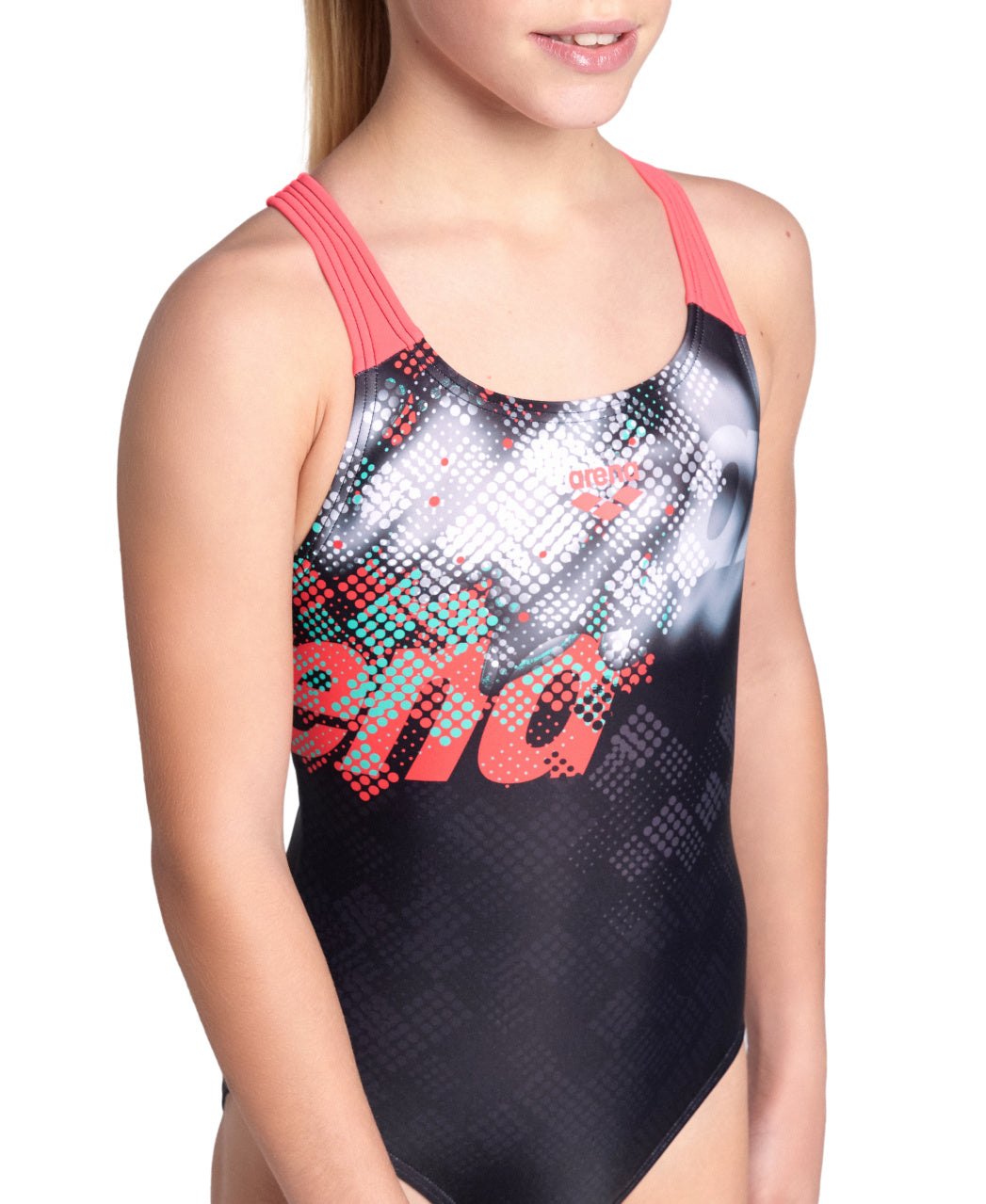ARENA SPLASH POINT SWIMSUIT V BACK - BLACK