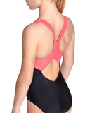 ARENA SPLASH POINT SWIMSUIT V BACK - BLACK