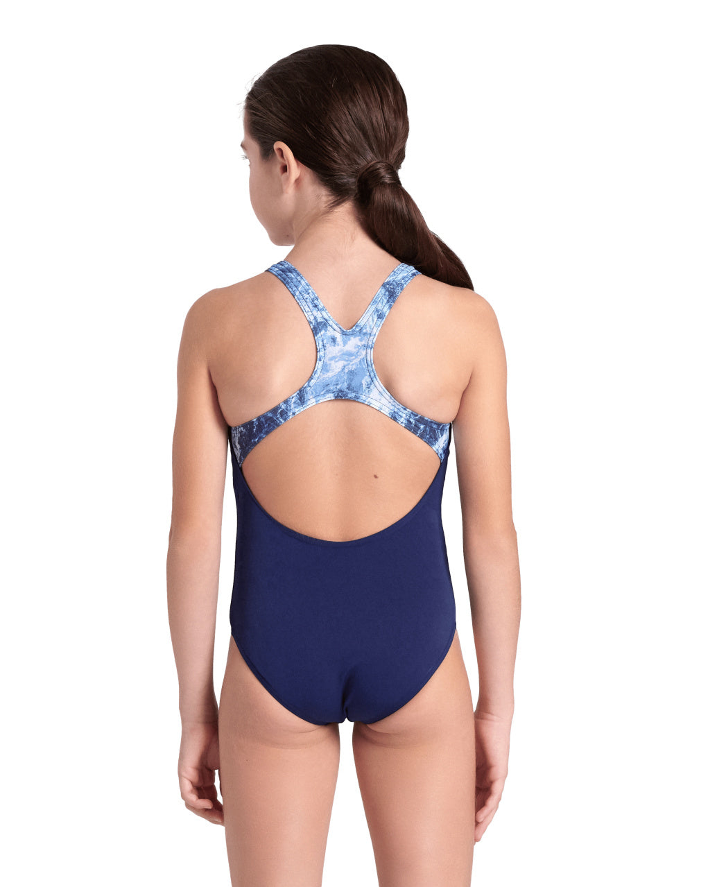 ARENA REFLECTING SWIMSUIT SWIM PRO BACK - BLUE