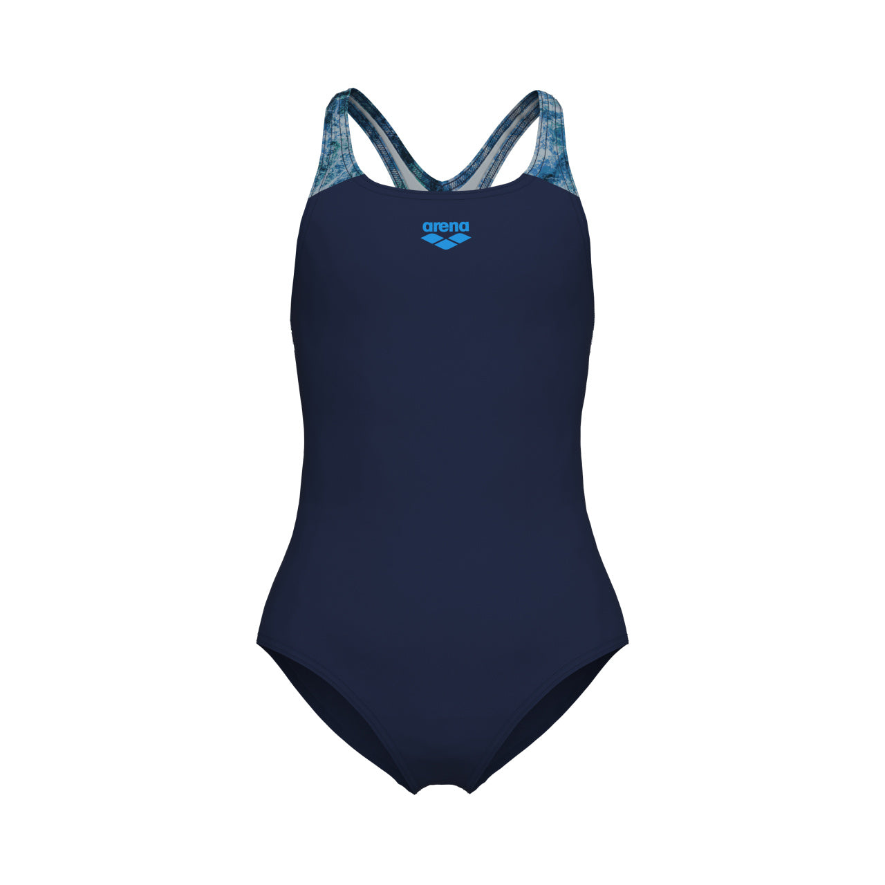 ARENA REFLECTING SWIMSUIT SWIM PRO BACK - BLUE