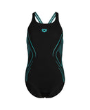 ARENA REFLECTING SWIMSUIT SWIM PRO BACK - BLACK