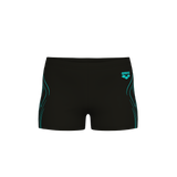 ARENA REFLECTING SWIM SHORTS - BLACK