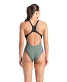 WOMEN'S ARENA STRIPE SWIMSUIT SWIM PRO BACK