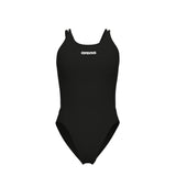 WOMEN'S ARENA SWIMSUIT TECH MULTI SOLID BLACK-WHIT