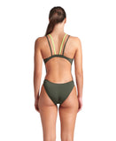 WOMEN'S ARENA SWIMSUIT TECH MULTI SOLID DARK SAGE