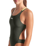 WOMEN'S ARENA SWIMSUIT TECH MULTI SOLID DARK SAGE