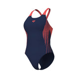 ARENA OPENINGS SWIMSUIT V BACK LB - NAVY/ORANGE