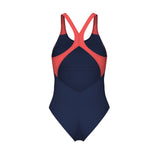 ARENA OPENINGS SWIMSUIT V BACK LB - NAVY/ORANGE