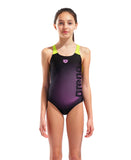 GIRL'S ARENA DIM LIGHT SWIMSUIT SWIM PRO BACK L BLACK