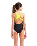 GIRL'S ARENA DIM LIGHT SWIMSUIT SWIM PRO BACK L BLACK