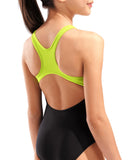 GIRL'S ARENA DIM LIGHT SWIMSUIT SWIM PRO BACK L BLACK