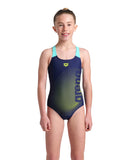 GIRL'S ARENA DIM LIGHT SWIMSUIT SWIM PRO - NAVY BLUE