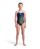GIRL'S ARENA DIM LIGHT SWIMSUIT SWIM PRO - NAVY BLUE