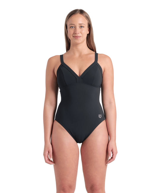 WOMEN'S ARENA SWIMSUIT LARA SOFT CURVE BACK NIGHT