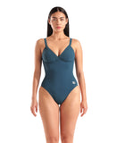 WOMEN'S ARENA SWIMSUIT LARA SOFT CURVE BACK MANGROVE