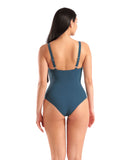WOMEN'S ARENA SWIMSUIT LARA SOFT CURVE BACK MANGROVE