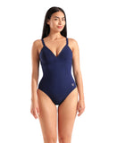 WOMEN'S ARENA SWIMSUIT LARA SOFT CURVE BACK NAVY