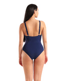 WOMEN'S ARENA SWIMSUIT LARA SOFT CURVE BACK NAVY