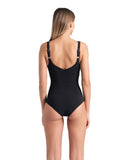 ARENA SWIMSUIT MILENA WING BACK - BLACK