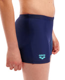 BOY'S ARENA DIM LIGHT SWIM SHORT NAVY-WATER