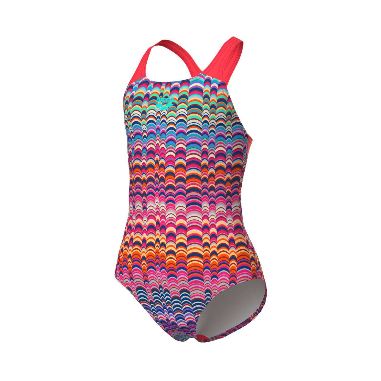 GIRL'S ARENA ONDULATION SWIMSUIT SWIM PRO BACK - MULTI