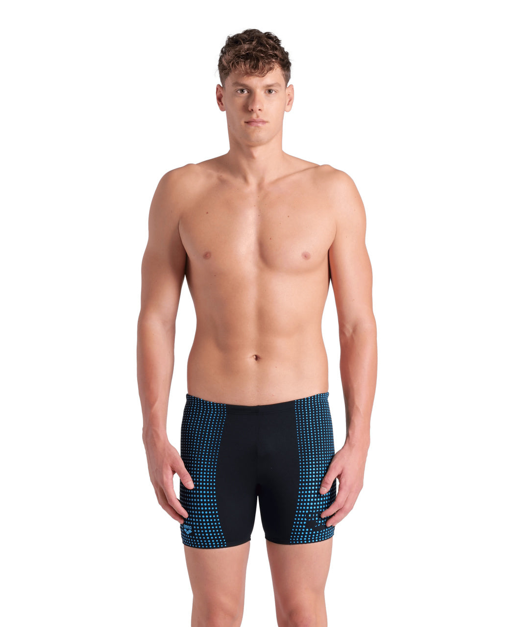MEN'S ARENA FOGGY DOTS SWIM MID JAMMER