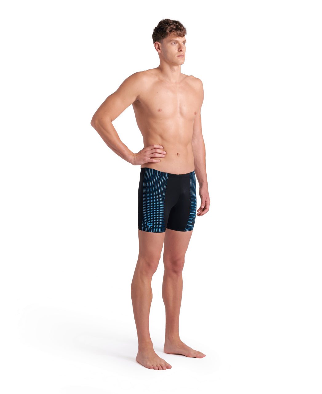 MEN'S ARENA FOGGY DOTS SWIM MID JAMMER