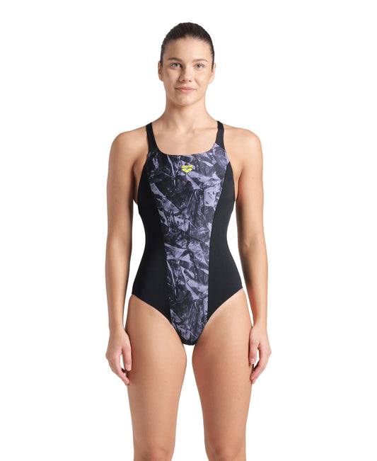ARENA CRACKLE SWIMSUIT SWIM PRO BACK