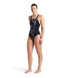 ARENA CRACKLE SWIMSUIT SWIM PRO BACK