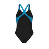 WOMEN'S ARENA OPENINGS SWIMSUIT V BACK BLACK